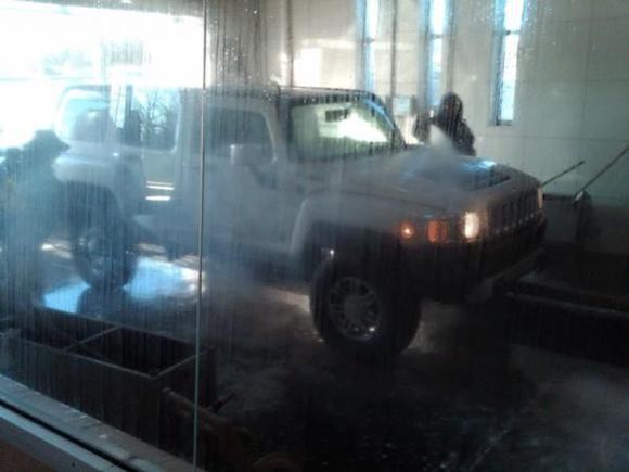 My 1st car wash. (Before the new tires)
