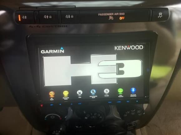 Custom Kenwood DNX9960 start up screen.
