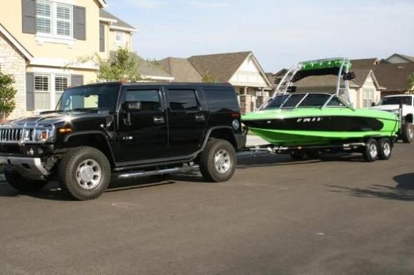 Heading out to go wakeboarding