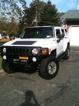 new bumpers and rino lined grill