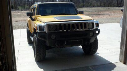 Chrome grill - before
