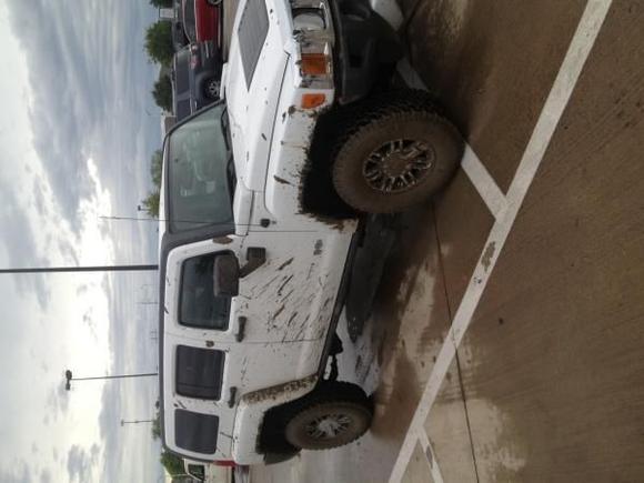 July 15th, 2013, we received some much needed rain here in Denton, TX. Decided to venture down an old 4x4 trail by Old Alton Bridge. Out of 5 vehicles down there only 2 could make it over a tree the was down from lighting. It felt good. Sorry the pic is sideways, i messed with it for a few mins and I do not know what the problem is.