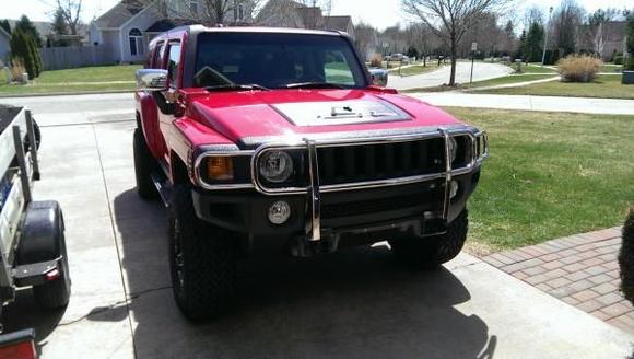 Reinstalled grille guard, love the color contrast