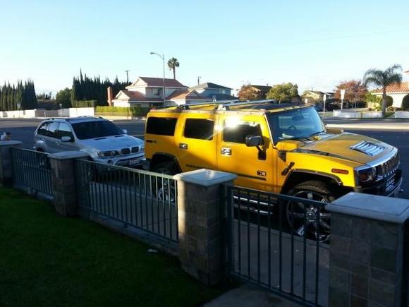 my ex 2004 hummer on 28s