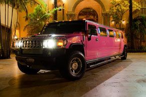 pink hummer limo rental