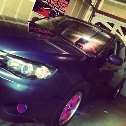 Decided to remove the pink on the hood- this is how she currently sits :)