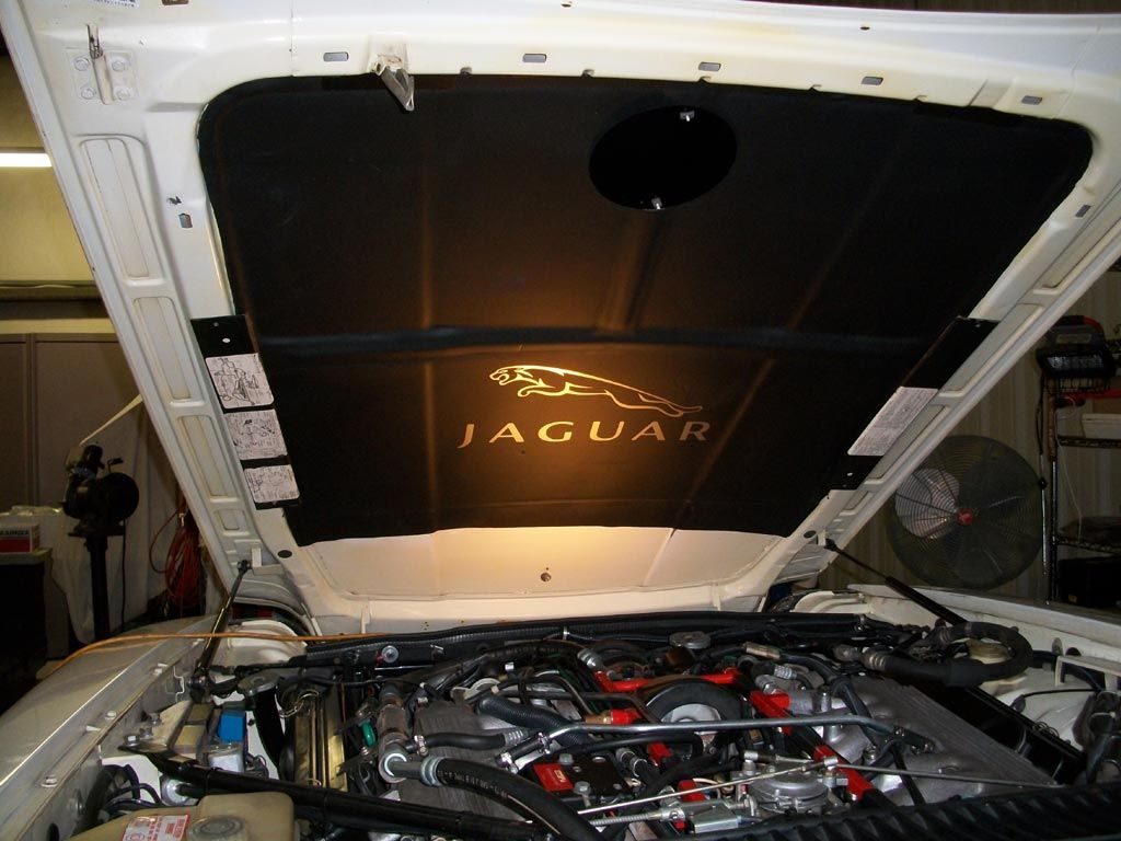 Brand New, Custom Made, Hand Made, Hoodliner Insulation Pads Jaguar
