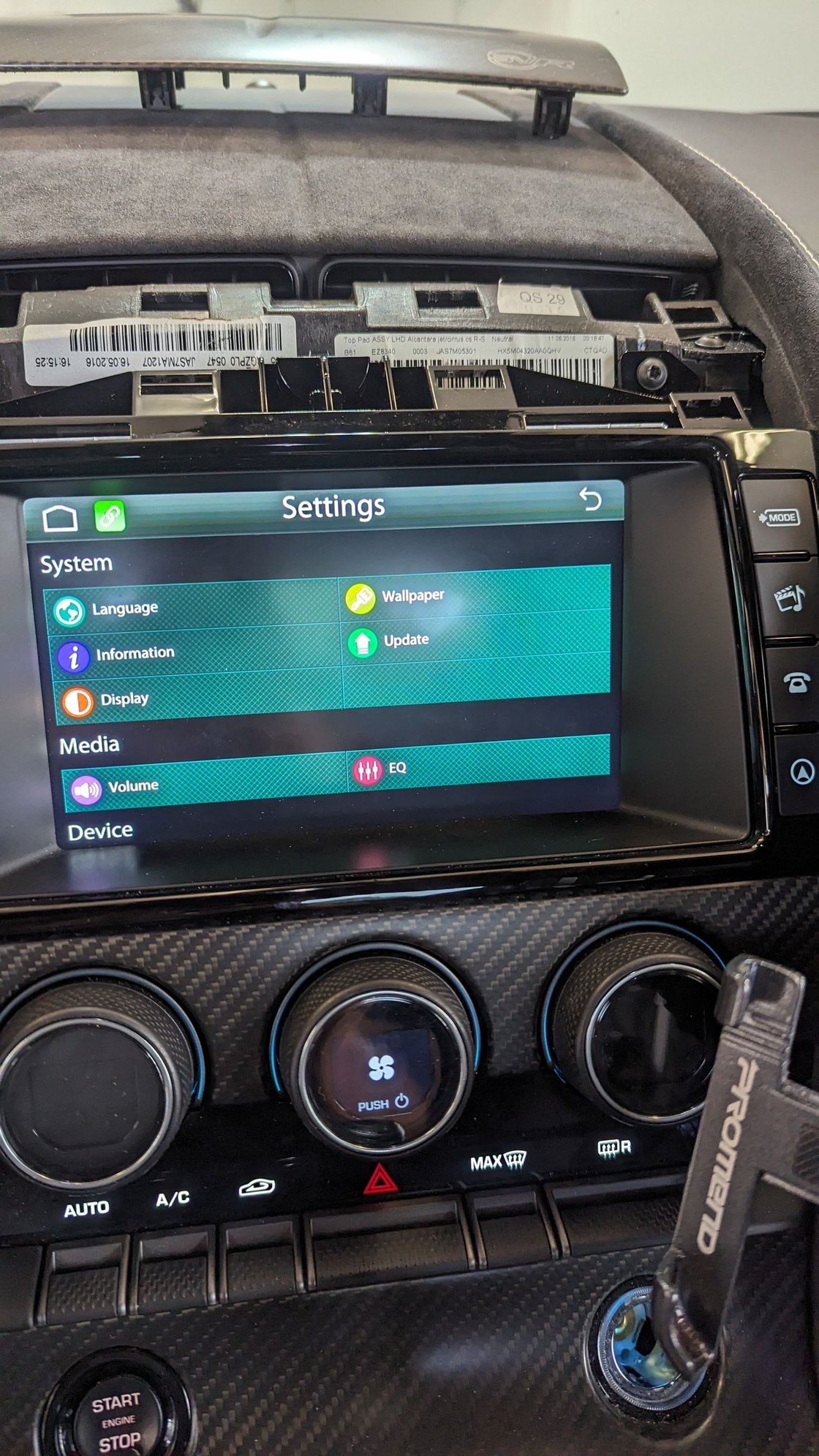 Audio Video/Electronics - Carplay/Android auto retrofit - Used - 2016 to 2017 Jaguar F-Type - Champaign, IL 61822, United States