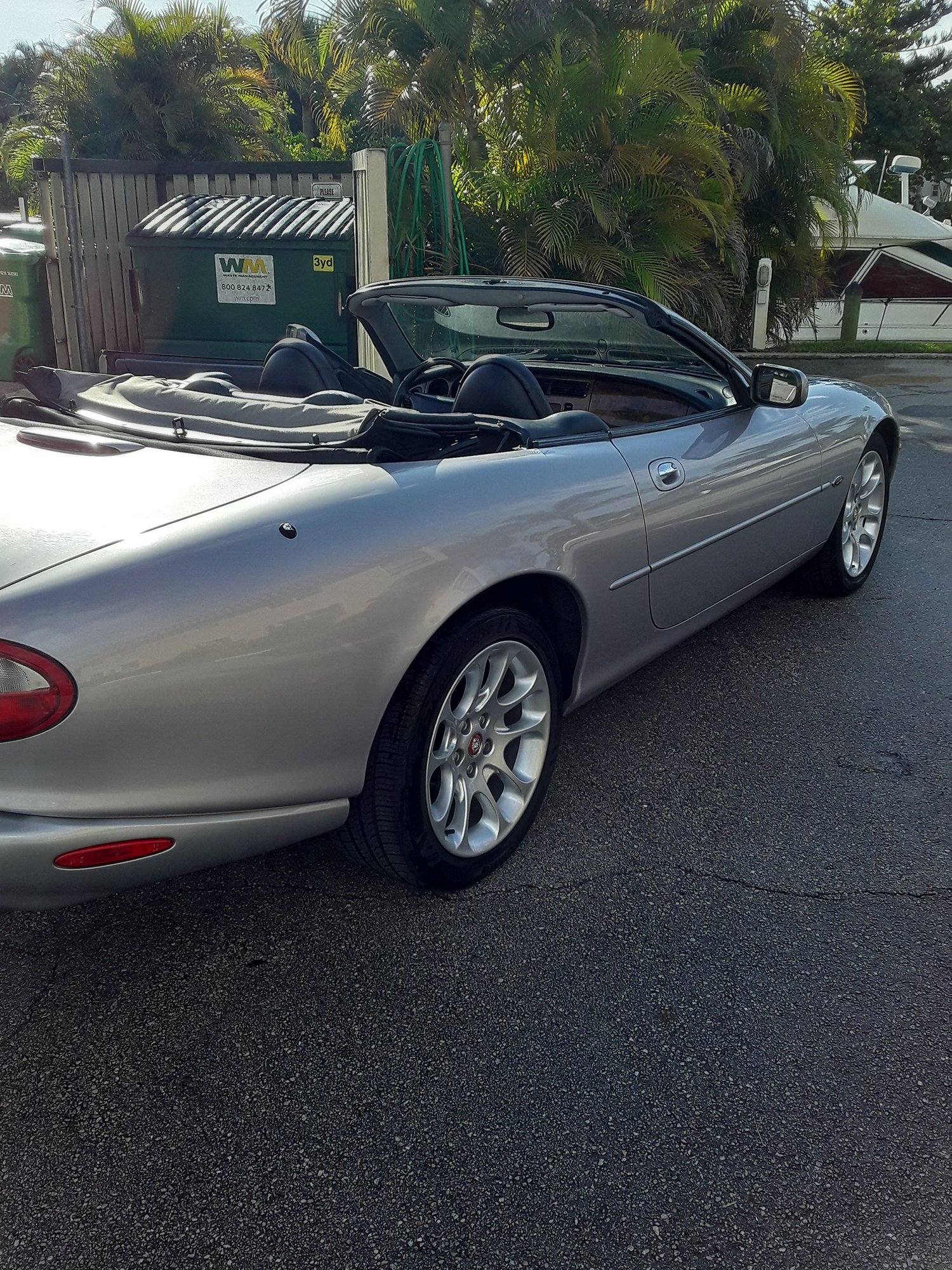 2000 Jaguar XKR - 2000 Jaguar XKR from California - Used - VIN SAJJA42B4YPA08858 - 72,000 Miles - 8 cyl - 2WD - Automatic - Convertible - Silver - Stuart, FL 34994, United States