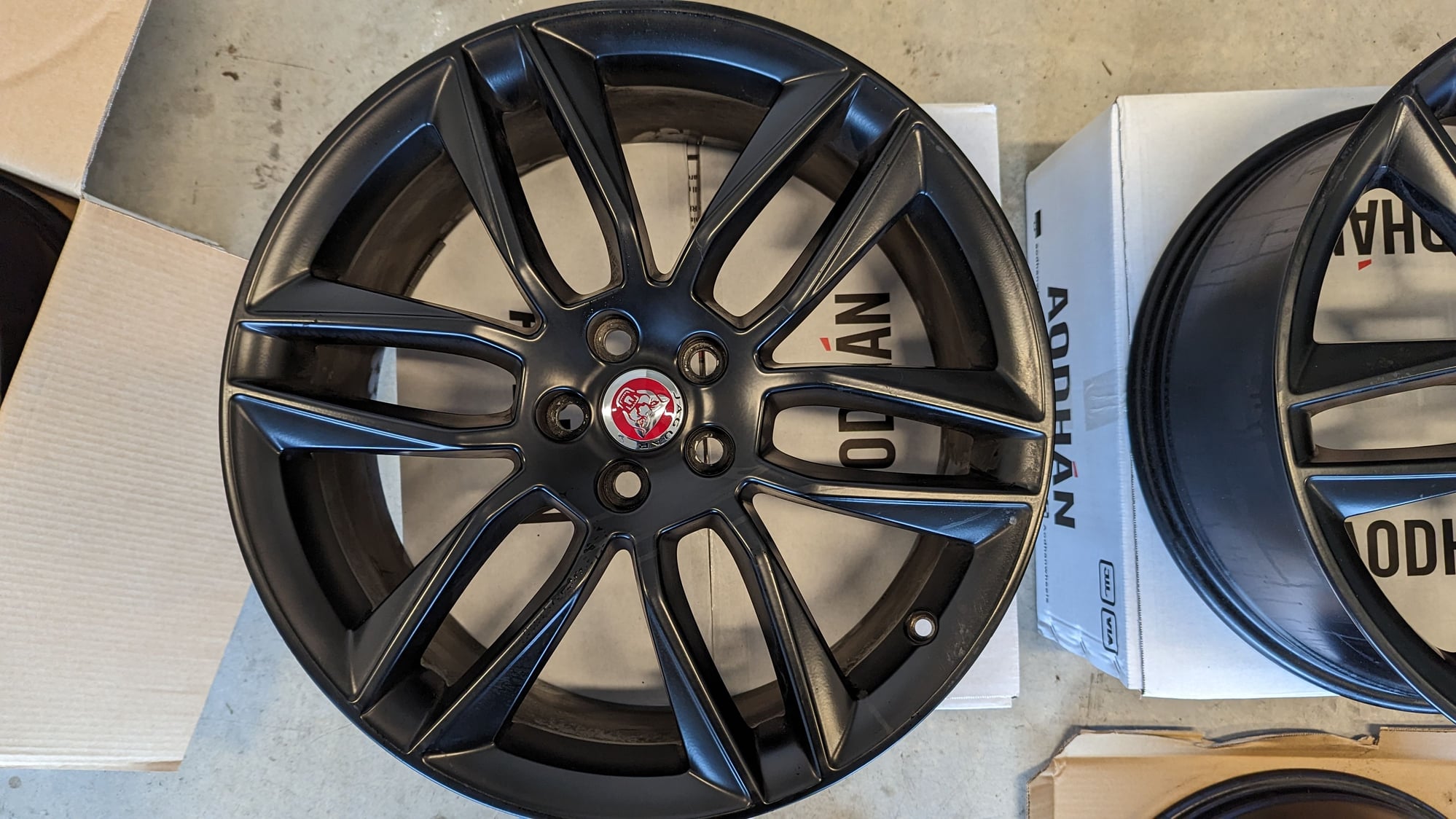 Wheels and Tires/Axles - 20 Inch Jaguar F-Type Gyrodyne Wheels Rims in rare Satin Black - Used - 0  All Models - Rancho Cucamonga, CA 91730, United States