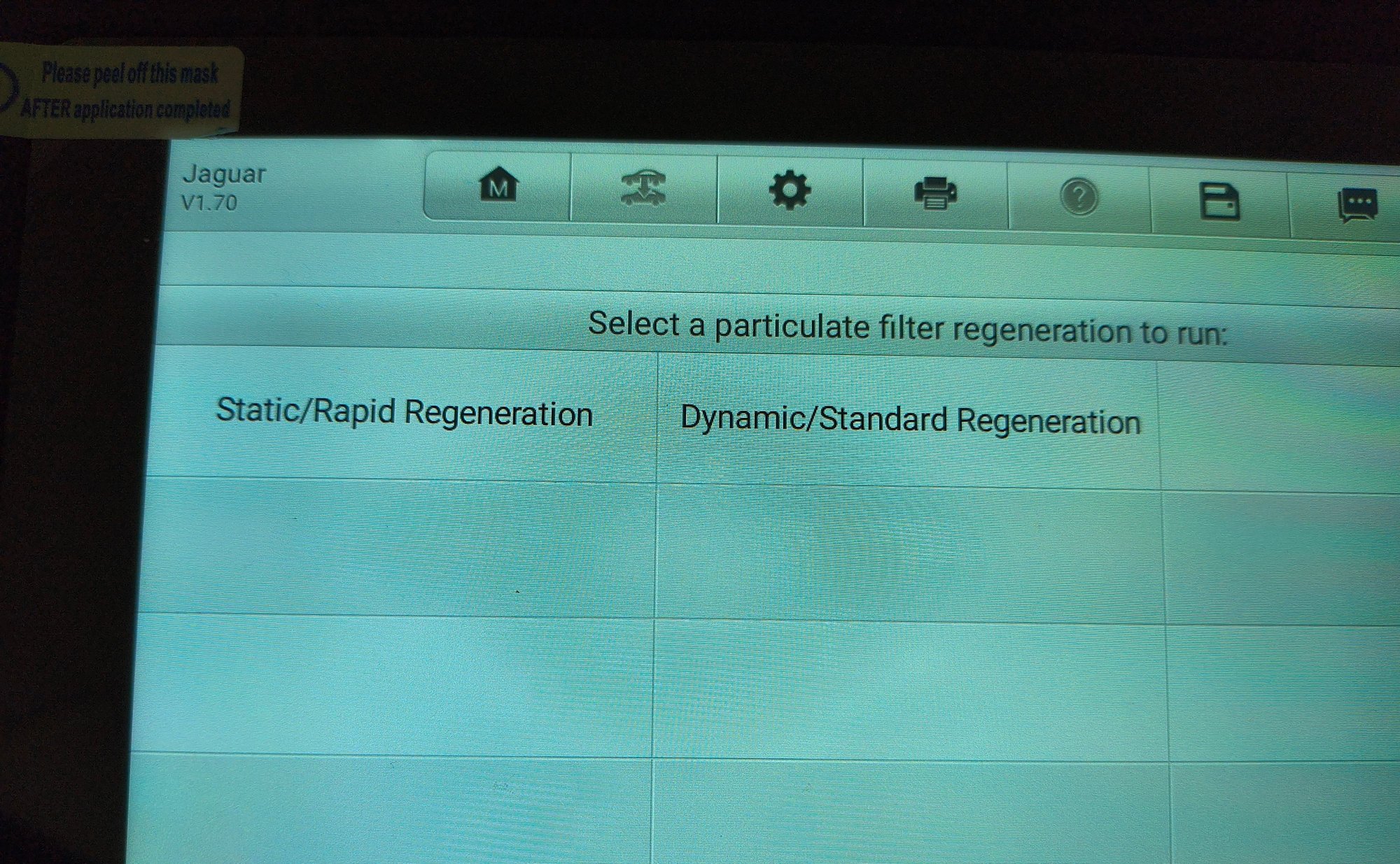 Again, I will probably run the Standard Regeneration option every 3,000 - 5,000 miles unless the warning light is illuminated.