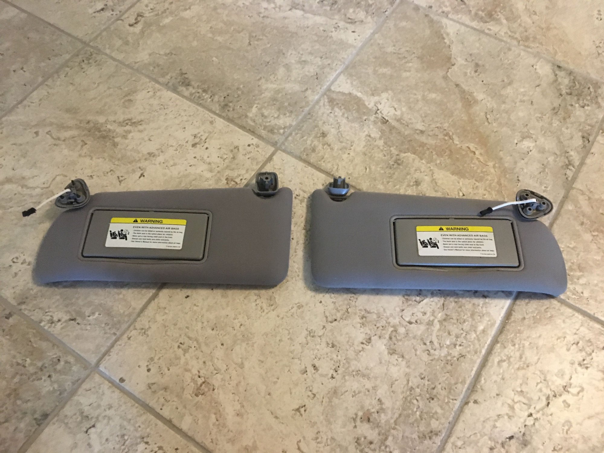 Interior/Upholstery - S Type Sunvisors Grey LEG interior - Used - 2003 to 2008 Jaguar S-Type - Harrisburg, PA 17112, United States