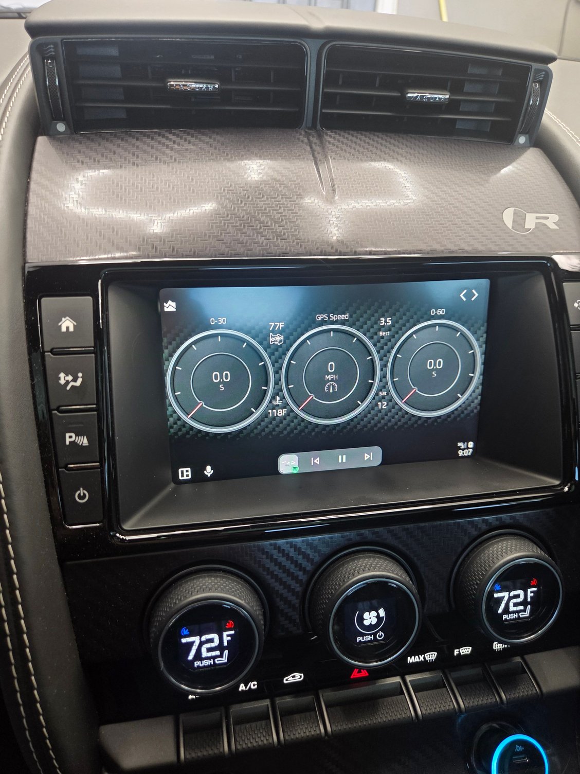 Another screen on the gauge setup.