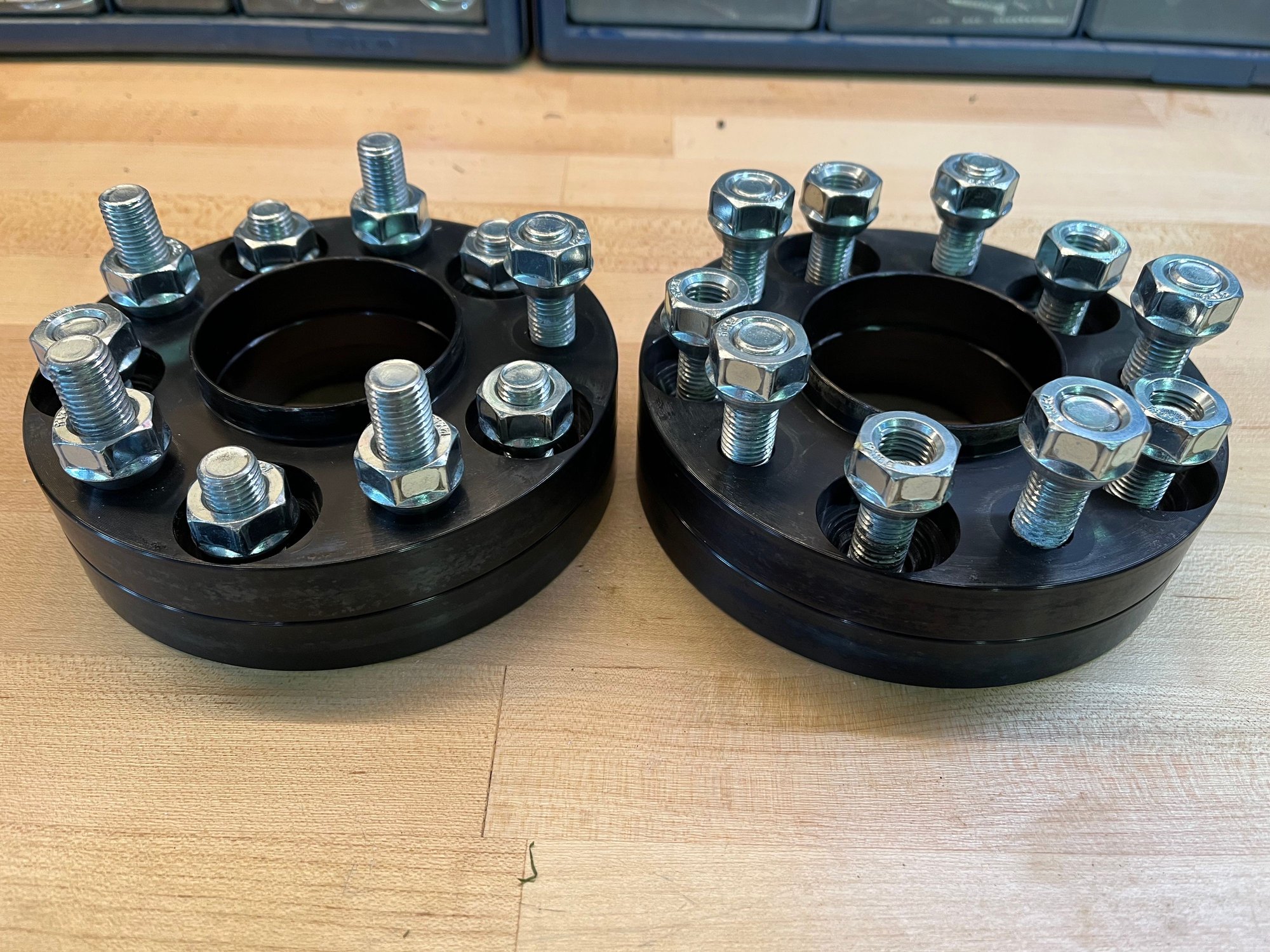 Wheels and Tires/Axles - Black 17mm Wheel Adapters - Used - 2014 to 2024 Jaguar F-Type - Missoula, MT 59804, United States