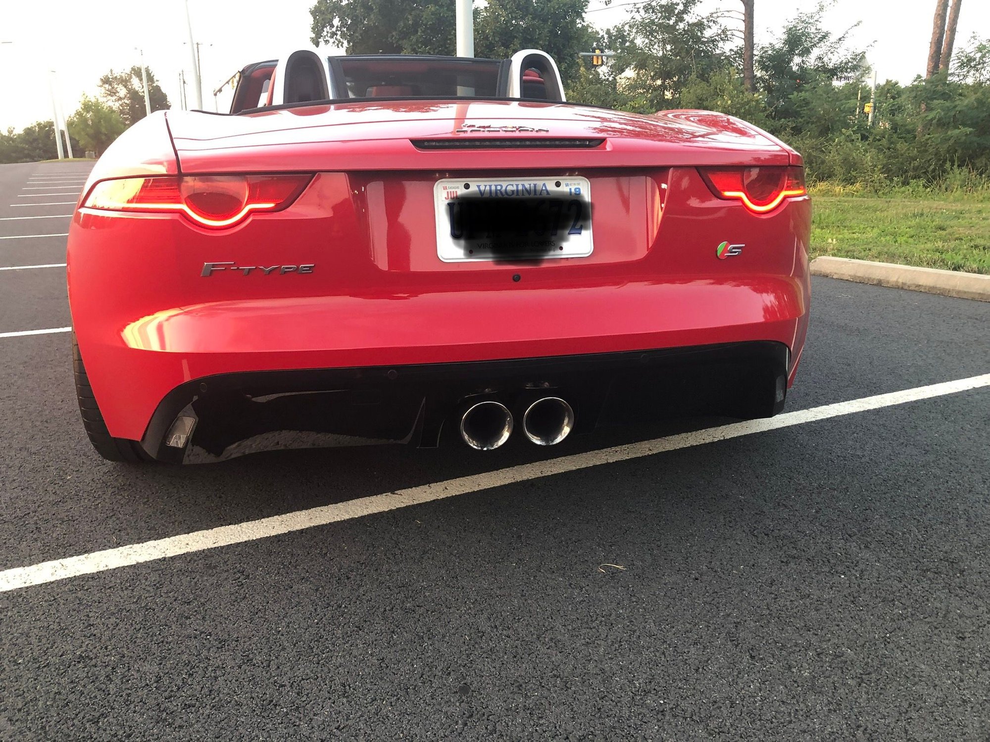2014 Jaguar F-Type - 2014 V6 S F Type - Used - VIN SAJWA6FC7EBK01108 - 53,800 Miles - 6 cyl - 2WD - Automatic - Convertible - Red - Ashburn, VA 20148, United States