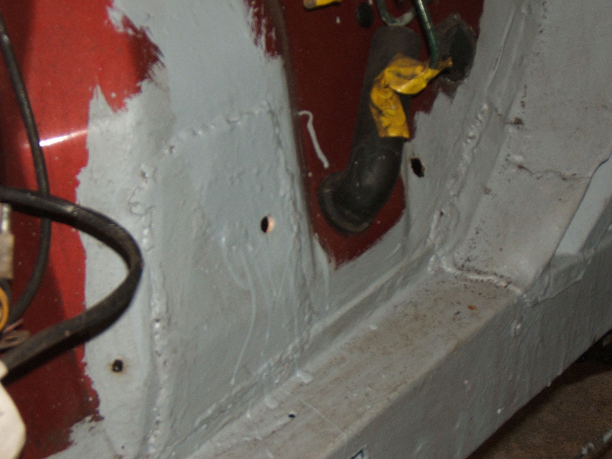 Welded up rust after tteatment