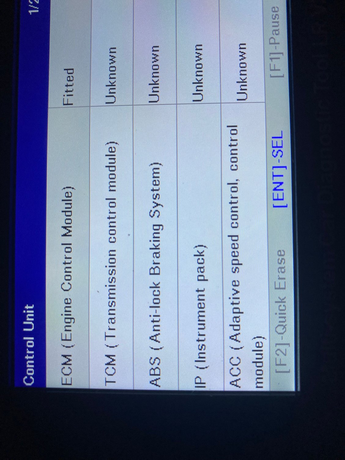 ECM won�t register with ignition on?