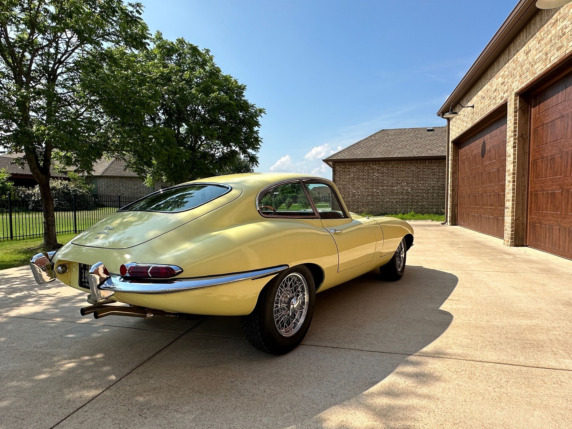 1967 Jaguar XKE - 1967 Jaguar E-Type - Series 1 Coupe - 5-Speed, Rebuilt Engine, Power Steering - Used - VIN 1E33329---------- - 78,600 Miles - 6 cyl - 2WD - Manual - Coupe - Yellow - Lucas, TX 75002, United States