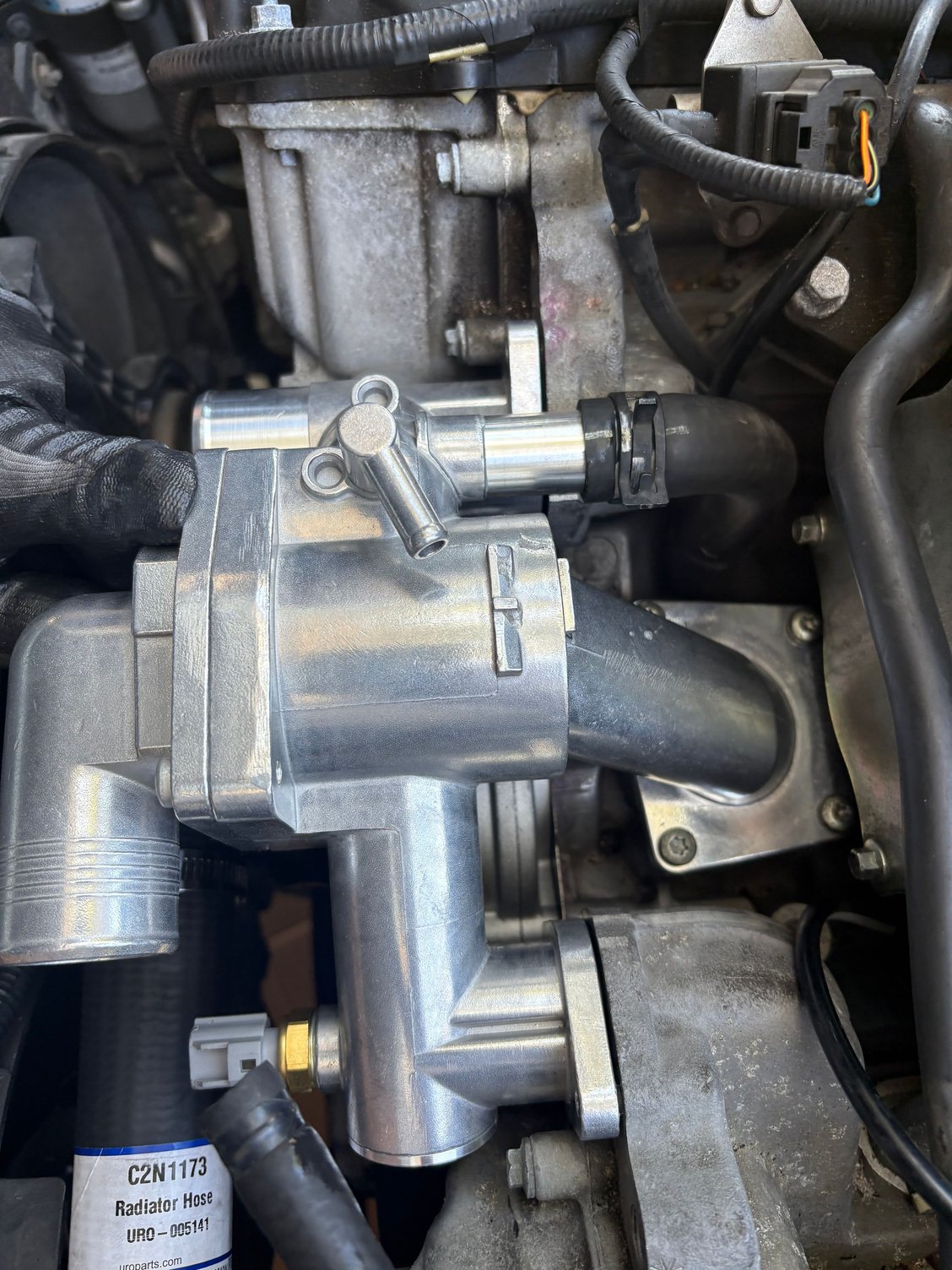 Slide forward housing onto rear housing.