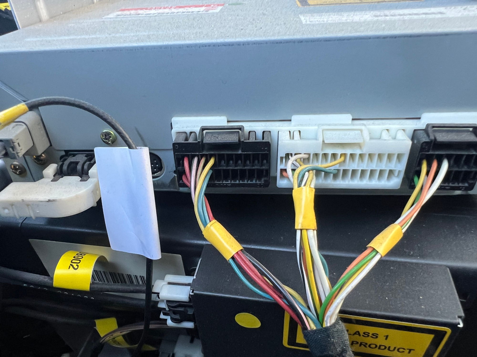Back of the satnav unit, same as the one they suggested unplugging