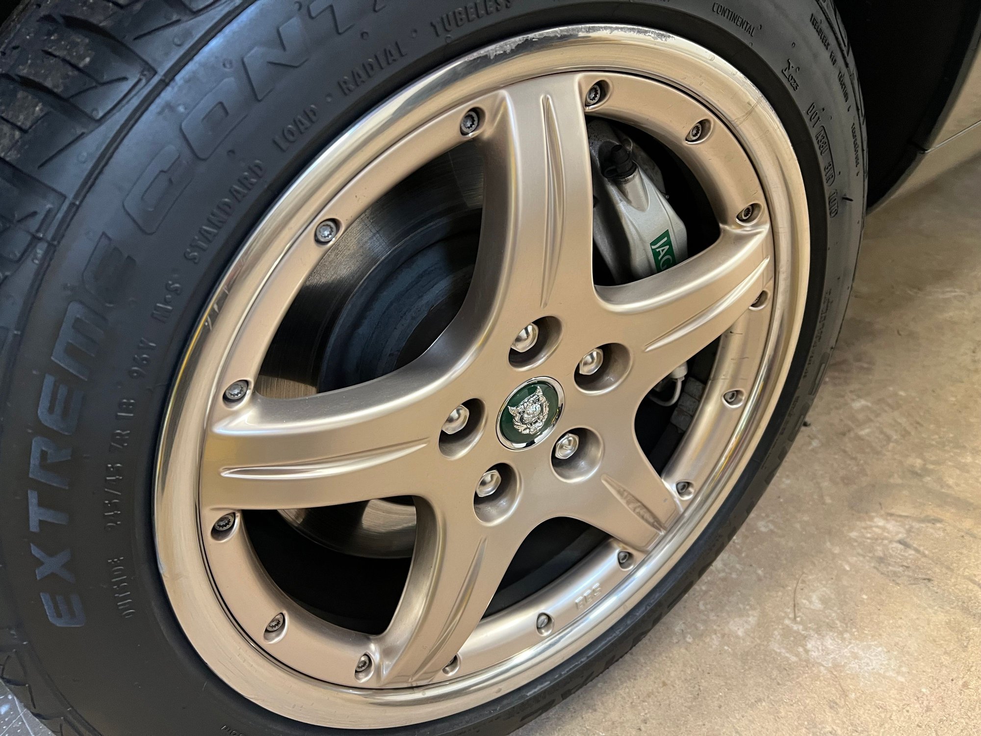 Front brake clearance stock