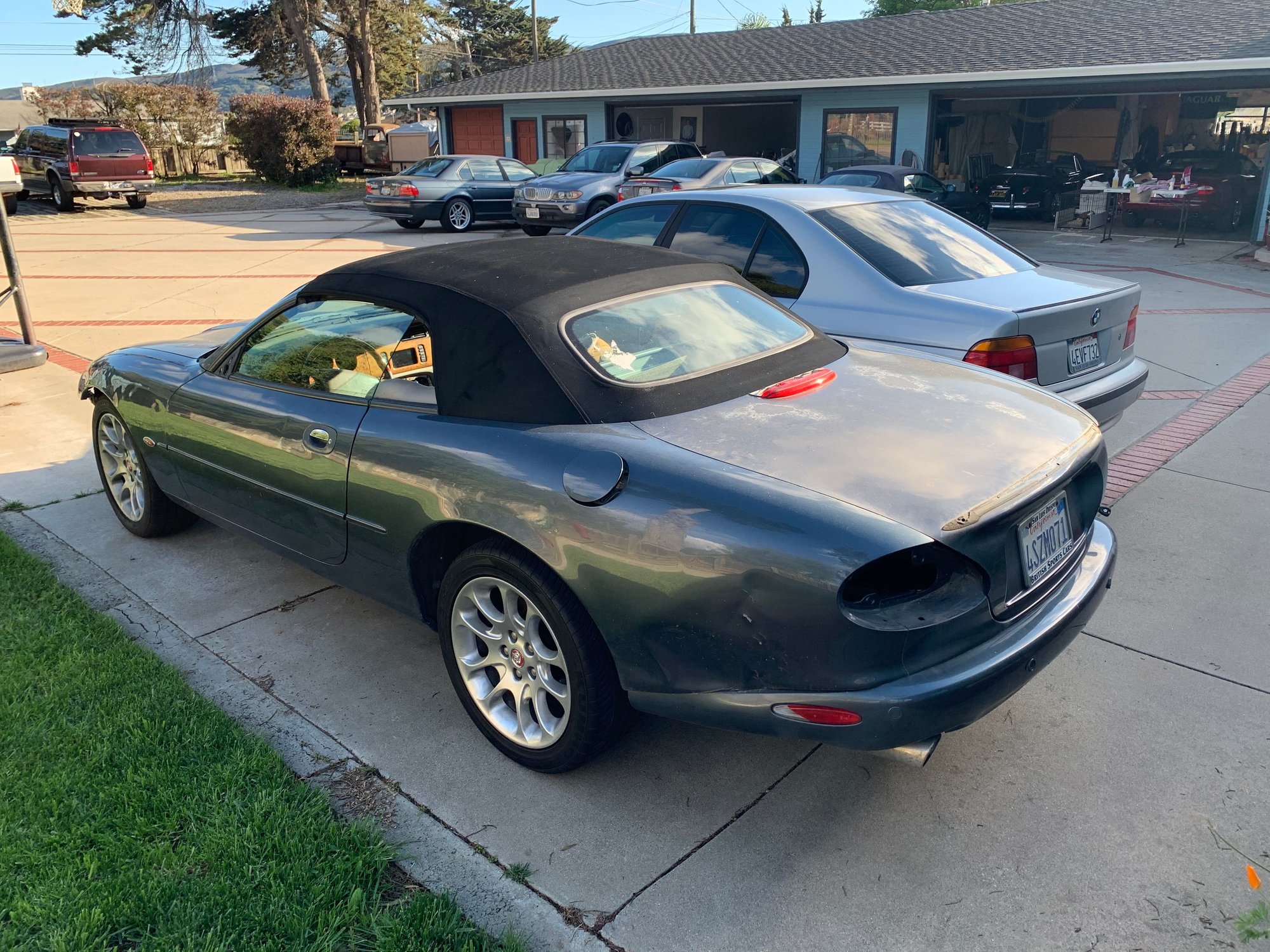 2001 Jaguar XKR - 2001 XKR Blue Gray with Oatmeal with lots of parts. - San Luis Obispo, CA 93405, United States
