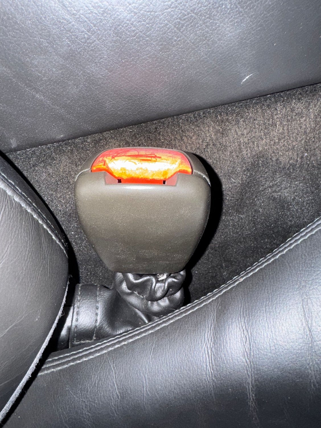 Replaced item - will clean up the red/orange part later. Nice easy snap fit.