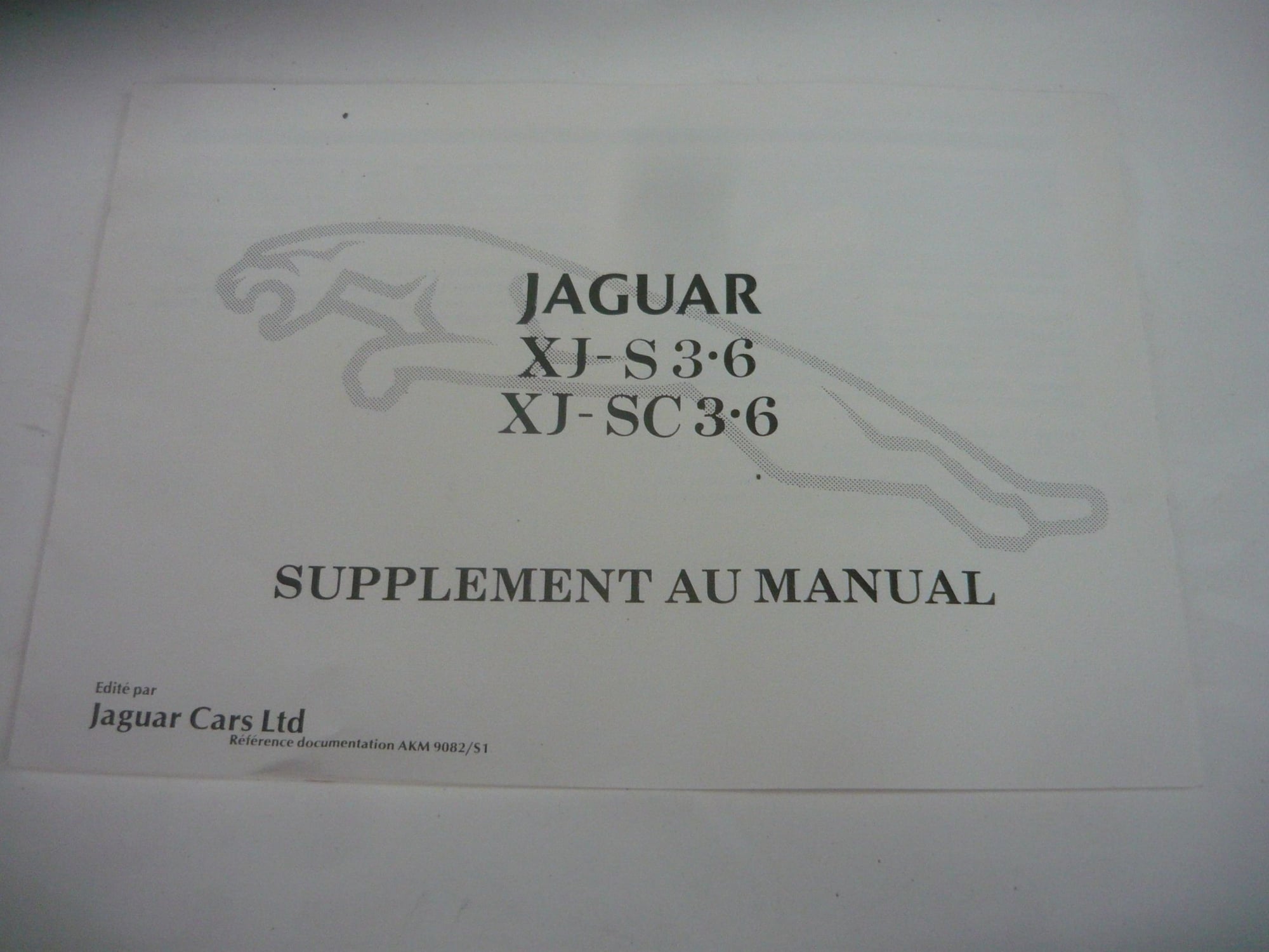 Accessories - Jaguar XJS XJSC 3.6L Owners Manual Set - Rare - French Language- Rare Collectible - Used - 1985 Jaguar XJS - San Francisco, CA 94116, United States