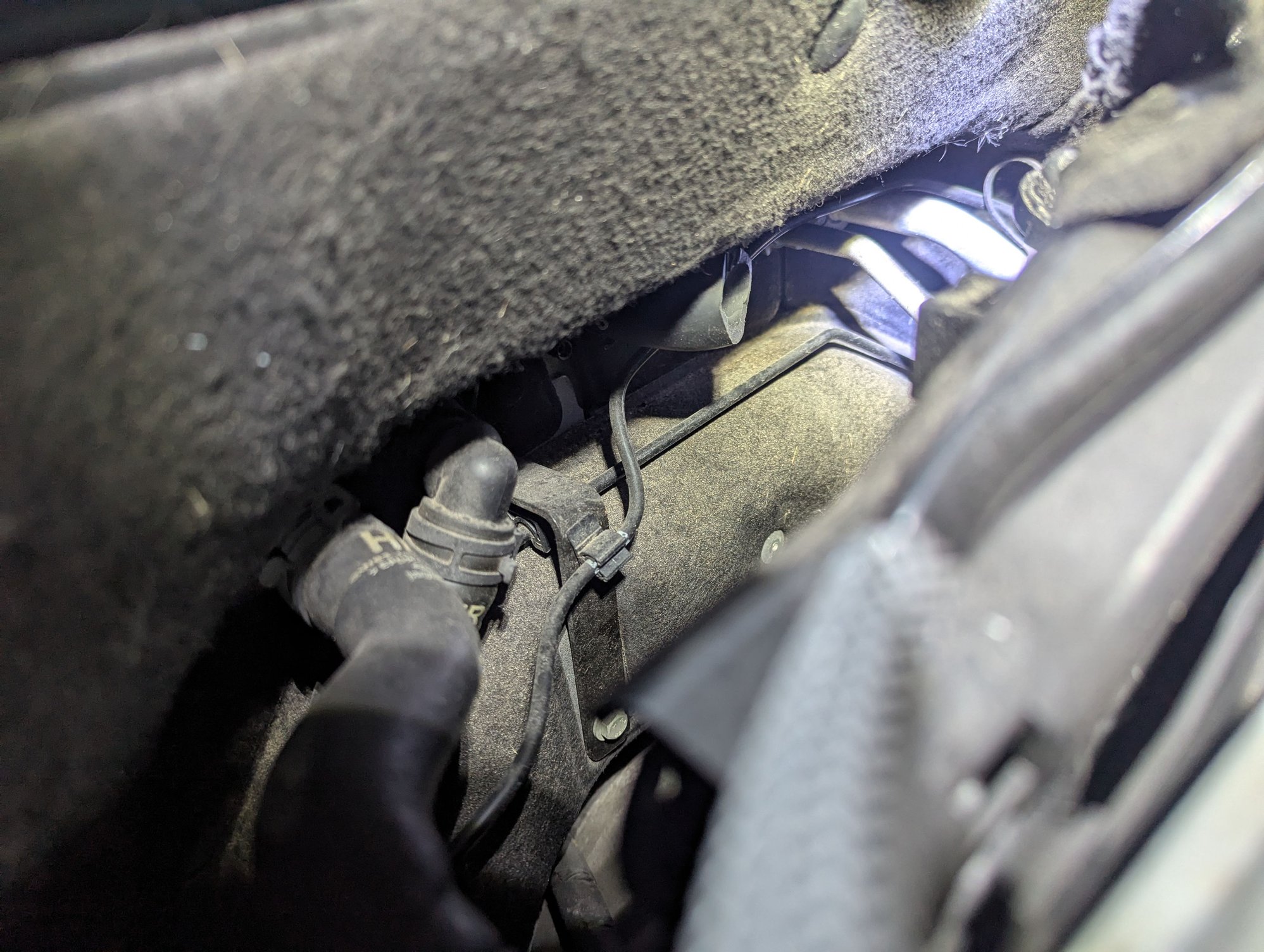 Tube that looks cut behind the super charger
