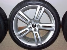 Right front tire and wheel Slight cupping.