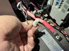 As I am chasing battery drain issues swapping out the battery on my FType r, I noticed this connector tucked away near the positive terminal wiring. I can’t see anything that it would connect to so I’m hoping someone can help identify its purpose.
