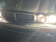 I know this isn’t a good sense of comparison but, they are a bright white bulb. I have them as a low and high beam. In this photo is pictured only the low beams and the inner little peanut bulb is a bright white. I can tell you that they’re plenty bright enough but I don’t get flashed from other drivers as if my high beams are on so it’s not too overwhelming. 