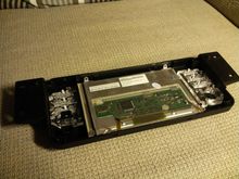 Touch screen digitizer and display from behind.