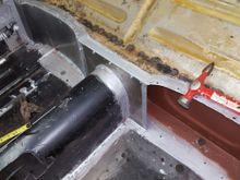 Trial fitting the bulkhead