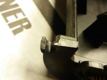 Before- Broken hinge after disassembled.