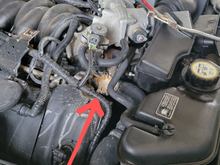 engine cover off