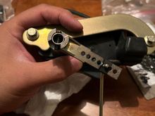 It’s this rod that you see in this picture that I can’t figure where it connects to! The one that’s almost point straight up and down