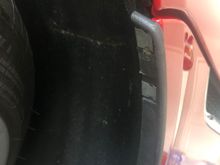 I also added one addition clip at the top edge, I trimmed a notch as well to allow the clip to seat completely on the fender lip 