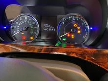 Integrated radar system blue lights flicker when radar active and left right indicate from which side its coming from.  