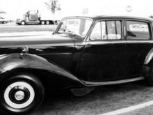 My 1953 R-Type Bentley.  Nice when running but mechanical brakes - questionable and about 10 hours to adjust.  Badly treated when I was in the hospital & rehab by people I trusted to take care of my business and personal property.