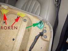 2 broken door panel push pin retainers, HELP.