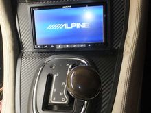 note the bend at the front of the shifter, I needed to lower it about 16 - 20mm. There is enough trim glued on unseen side to peel it back and fibreglass extended wings(?)