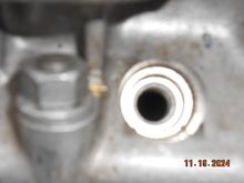 The darker area on the inside is not a taper