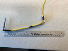 The tool follows AJ’s original design with the addition of the 20 degree bend about 3” back from the blade. (X-Acto blade from eBay)