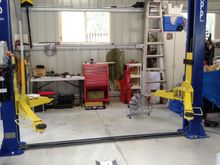 HAPP 35P 2 Post Hoist installed in my shed