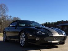 Finally finished! New black walnut metallic paint, wheels, lots of details, mechanically in great shape, and interior totally new, with two tone black and cream with Louis Vuitton inserts and details.