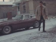 66' e-type coupe.    Taken in 1969