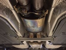 Stock center section looking front to back