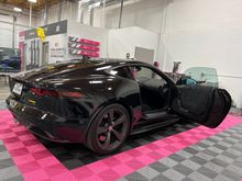 You can see the passenger door protector in place (this is at the shop where I got the tint/ceramic coating/PPF done).