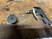 Drilled hole in#7 stopper 